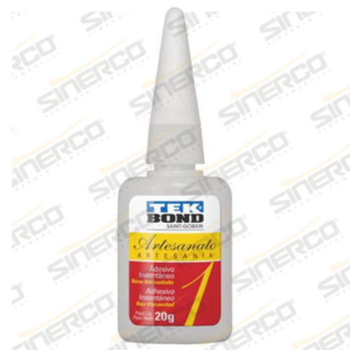 Imagen de ADHESIVO ARTESANIA NO.1 TEKBOND ARTESANIA 20G TUBO CAJA C/10 A TRANSPARENTE