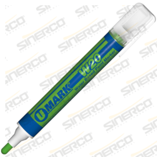 Imagen de MARCADOR W20 U-MARK VERDE BASE AGUA 10ML