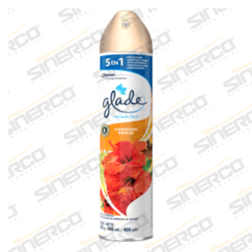 Imagen de GLADE AEROSOL 345G/ 400ML HAWAIIAN BREZZE