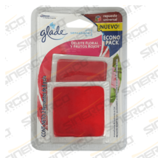 Imagen de GLADE SENSATIONS GLASS REP 8G2PK FRUTOS ROJOS