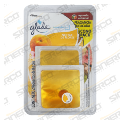 Imagen de GLADE SENSATIONS GLASS REP 8G2PK NECTAR FLORES