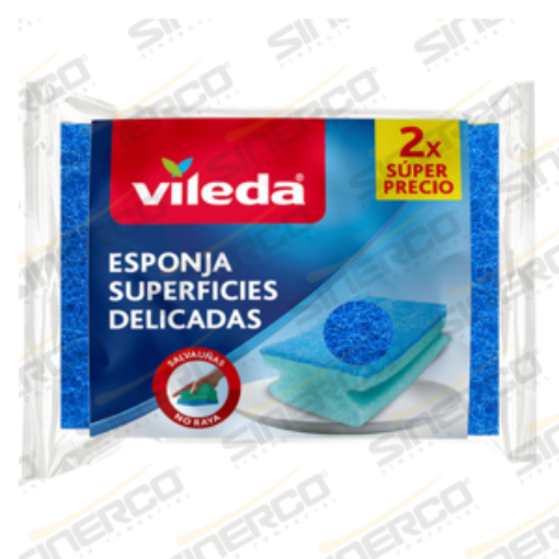 Imagen de VILEDA FIBRA SUPERFICIES DELICADAS SUAVE 2PACK