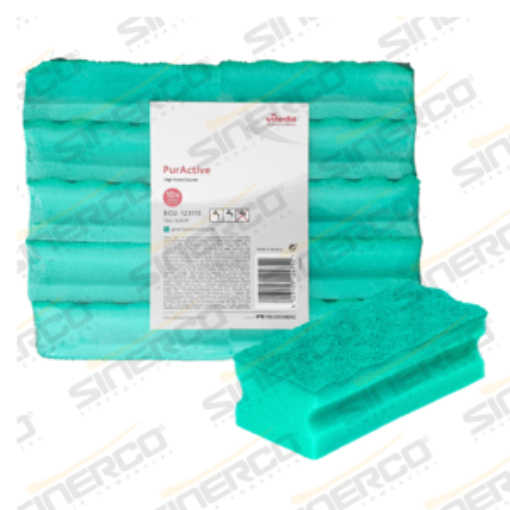 Imagen de VILEDA PRO FIBRAS SALVAUÑAS PURACTIVE 10 PZA VERDE