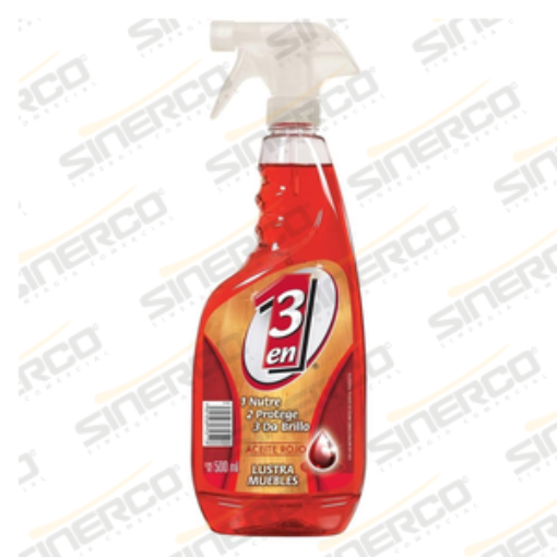 Imagen de 3 EN 1 ACEITE LUSTRADOR ROJO MADERA