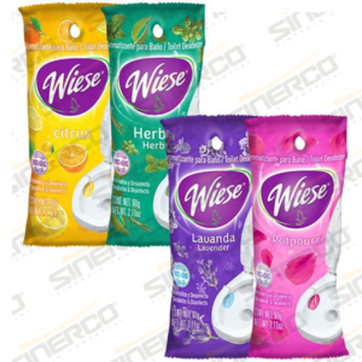 Imagen de PASTILLA REDONDA WIESE 60G CAJA C/50 PZ SURTIDO