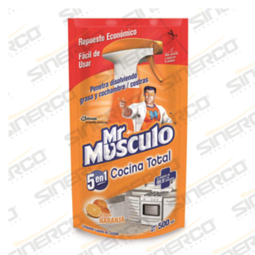 Imagen de MR MUSCULO DESENGRAZANTE DOY PACK 500ML