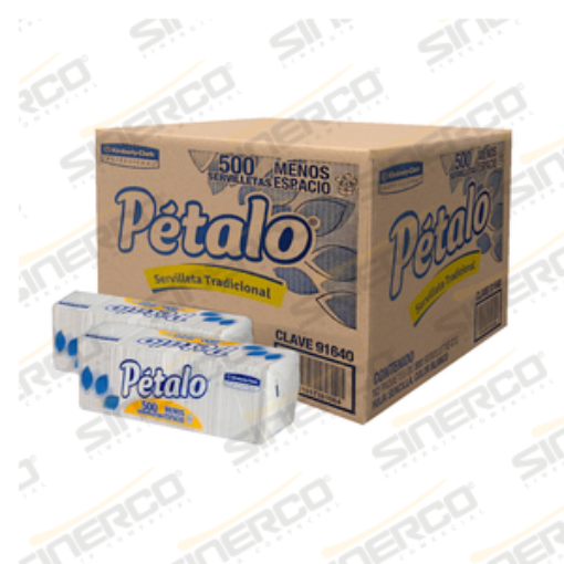 Imagen de SERVILLETAS TRADICIONAL PÉTALO® 500'S X 12