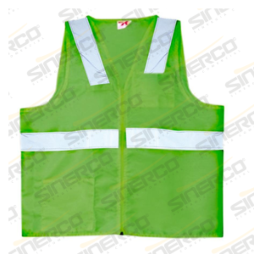 Imagen de CHALECO ALTA VISIBILIDAD VERDE TALLA "L"