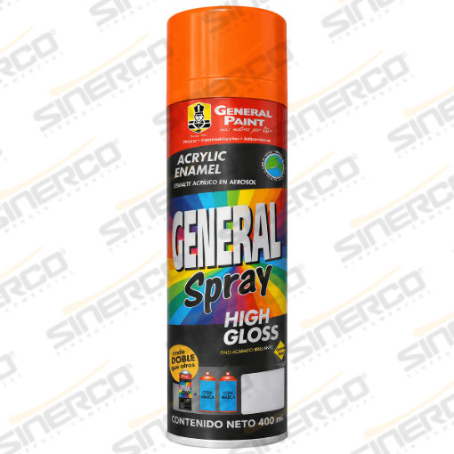 Imagen de PINTURA EN AEROSOL A2702 NARANJA FLUORESCENTE      
